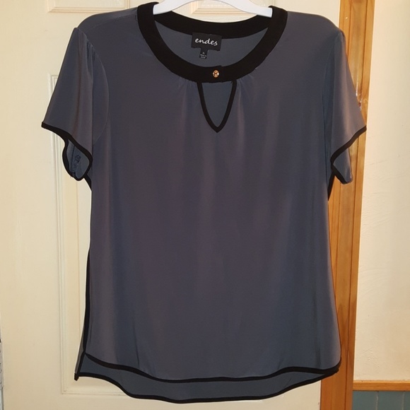 Endes Tops - Casual rounded neck blouse